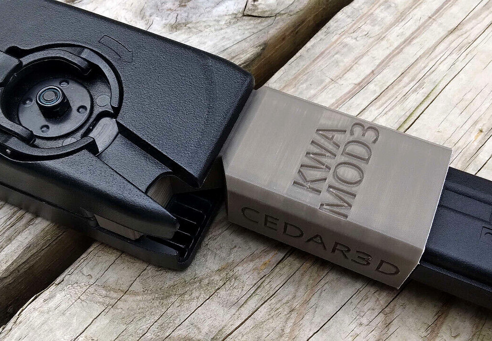 Airsoft KWA Mod 3 AEG Odin Speedloader Adapter (Tan)