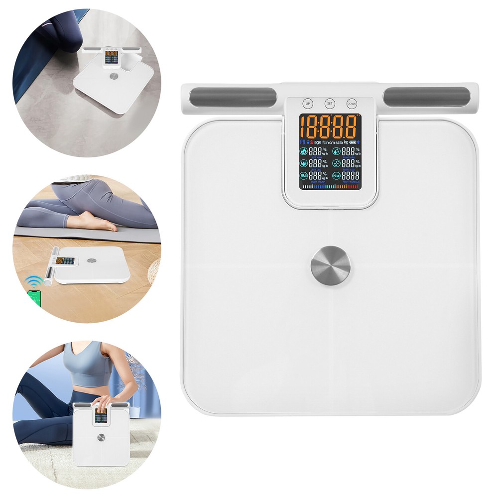 LCD 8 Electrode Body Fat Scale Multifunctional Intelligent Electronic Scale