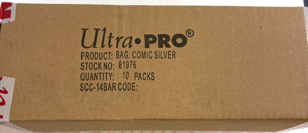 ULTRA PRO COMIC SILVER BAG CASE
