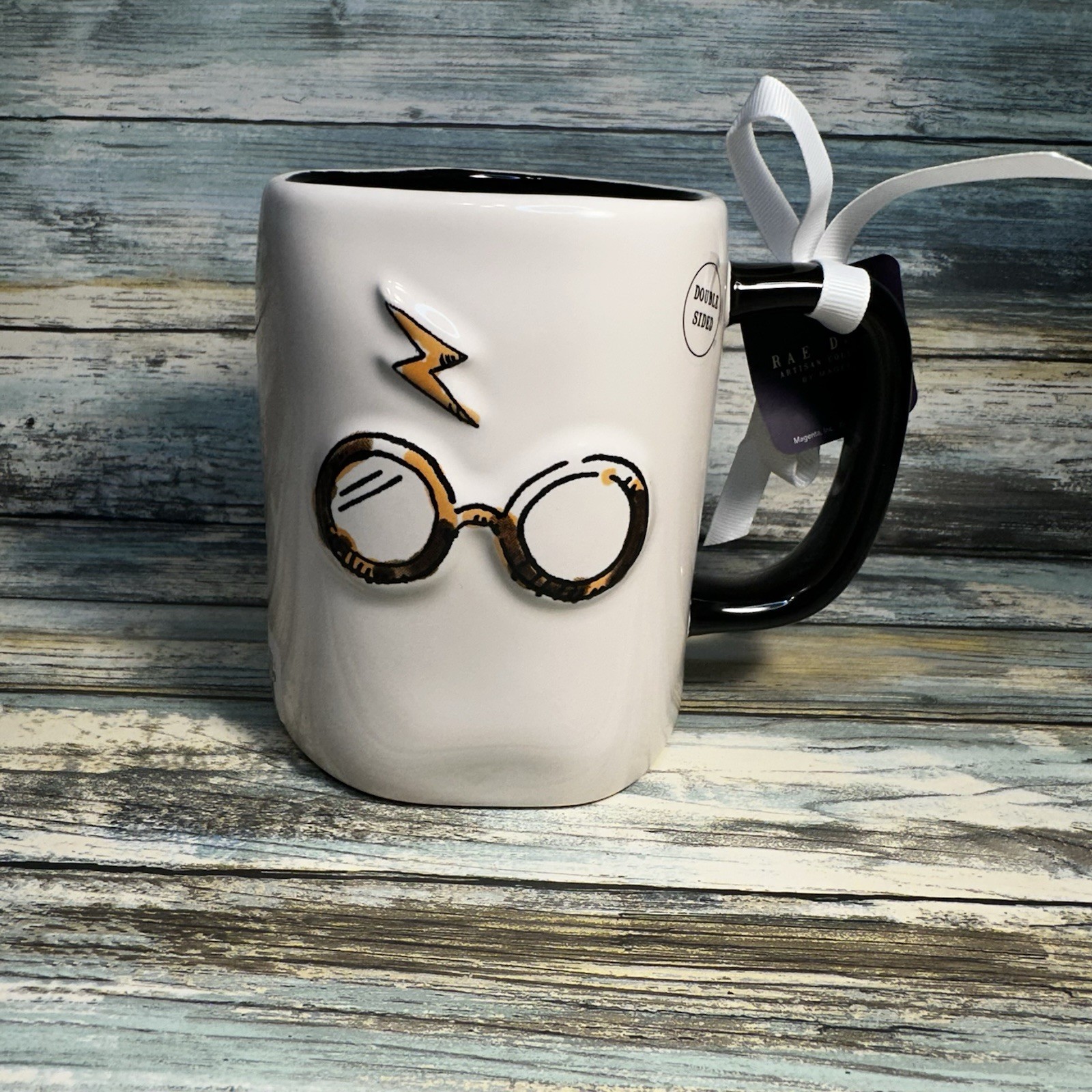 NEW Rae Dunn Harry Potter Mug ⚯ ͛ Glasses and Scar • 2-Sided Design