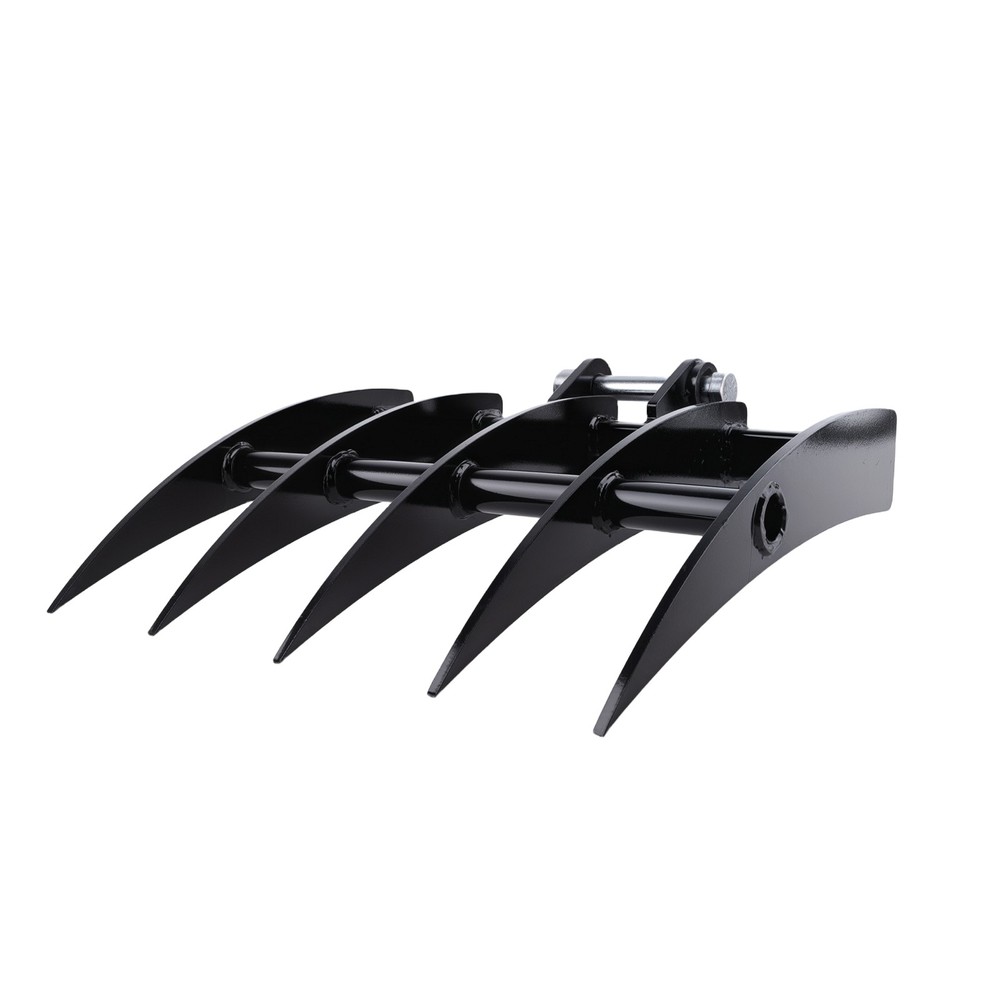 Digger Rake Attachments 19.3x20.5" Width for Mini Excavator Ground Leveling
