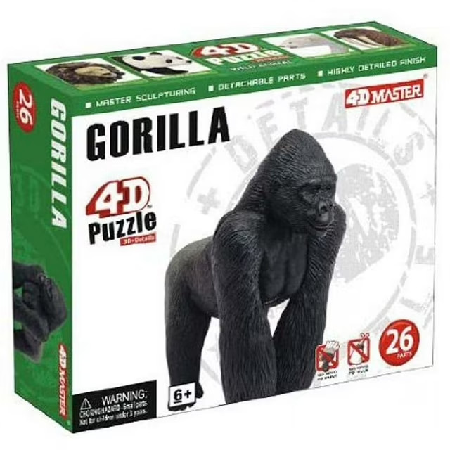 4D Master Gorilla Model Puzzle