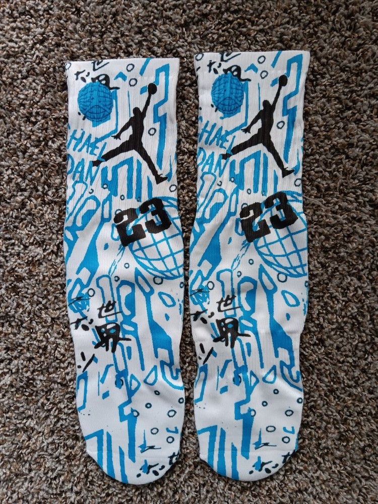 Jordan 9 Powder Blue Socks
