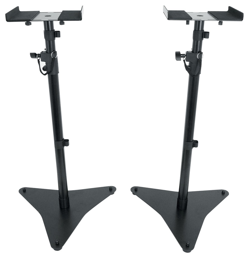 2) Presonus Eris Studio 4 Powered Active 4" Studio Monitors Speakers+Stands+Pads