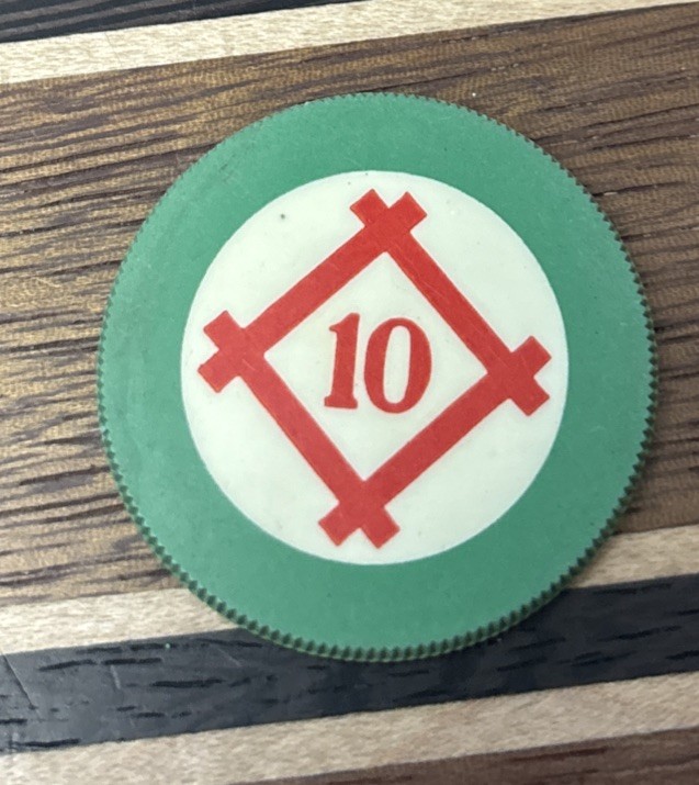 Casino Chip Texas Illegal $10 Balinese Room Galveston C&S Card Room