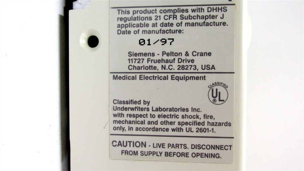 Siemens Control Module Model 33 13 900 D3302 7mA 60kV DC