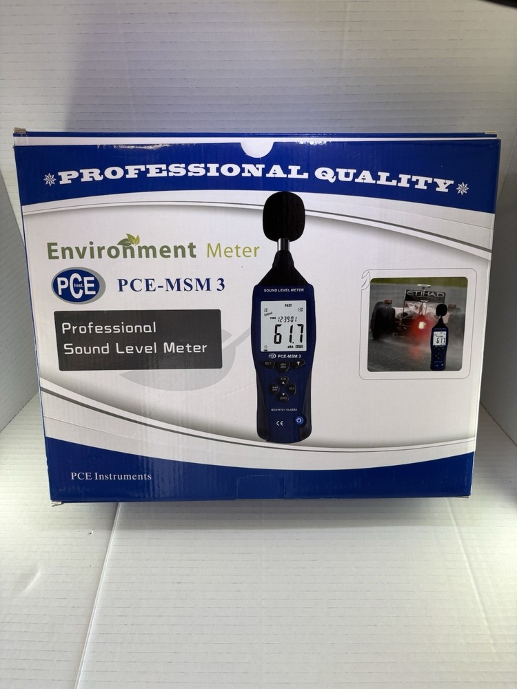 PCE INSTRUMENTS PCE MSM 3 sound level meter Complete With Manual Tested