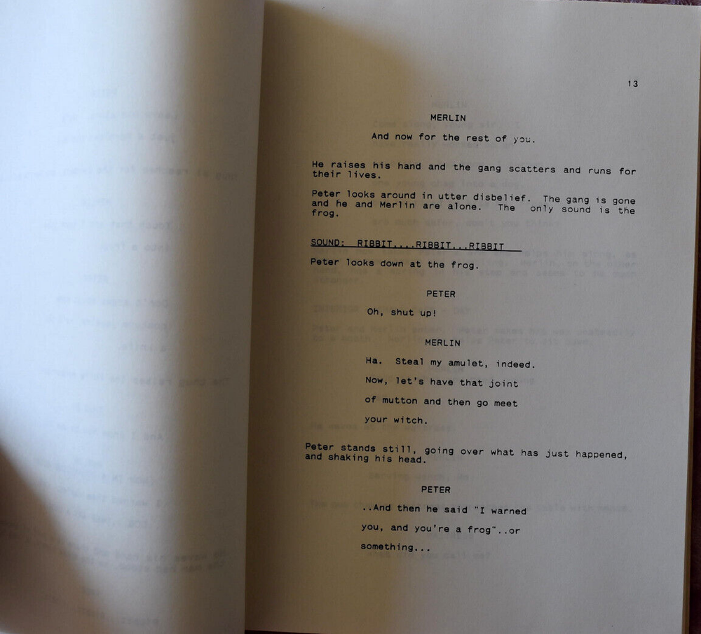 "The Sorcerer's Apprentice" Star Trackers Original Screenplay Script