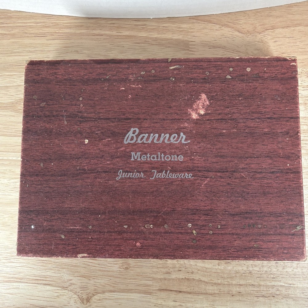 Banner Metaltone Junior Tableware SILVER COLOR Flatware Set Boxed Flatware