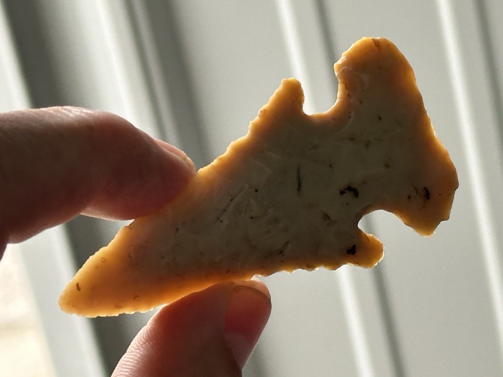 INCREDIBLE ARCHAIC FLINT RIDGE THEBES FOUND IN ILLINOIS IN 1898 ARROWHEAD