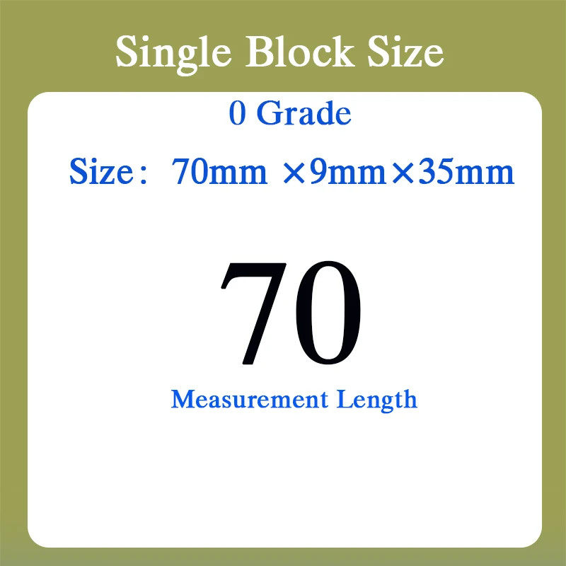 Ceramic Rectangular Gauge Block 0.5-100mm Gauge Micrometer Caliper Inspection