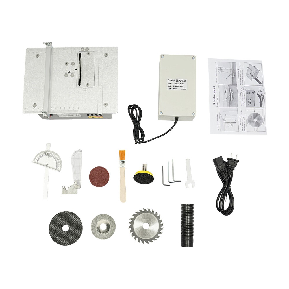 Mini Table Saw - Precision Cutting Tool for Woodworking & DIY Projects