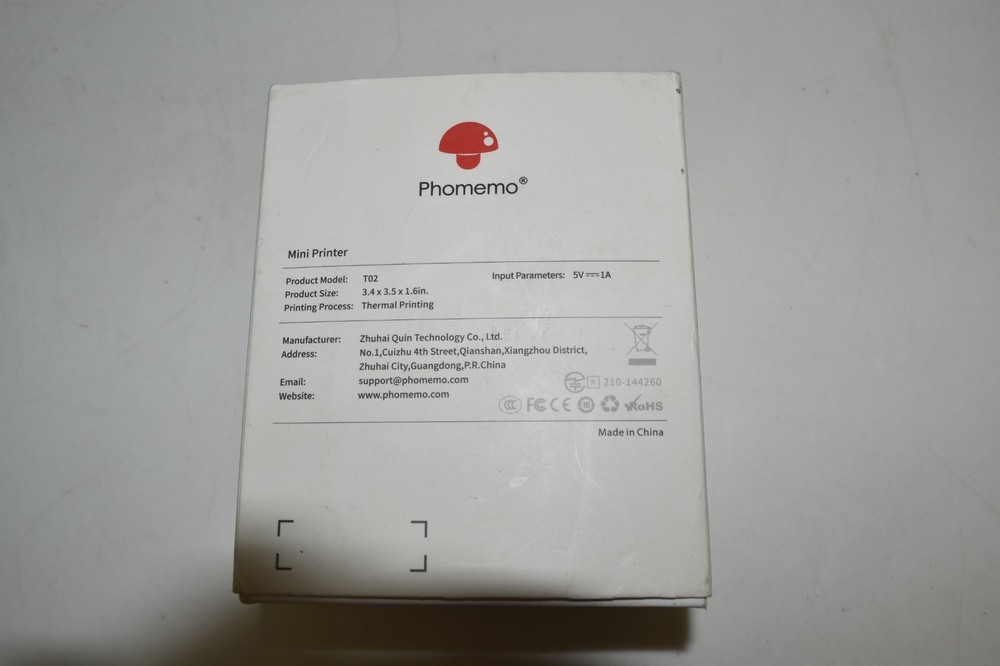 PHOMEMO MINI PRINTER MODEL T02 (MAJ73)