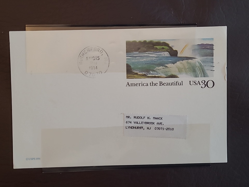 APC 4265 USA post card used