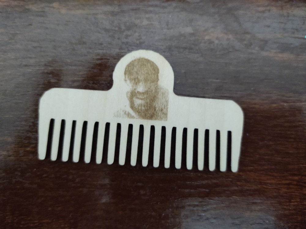 wooden beard comb