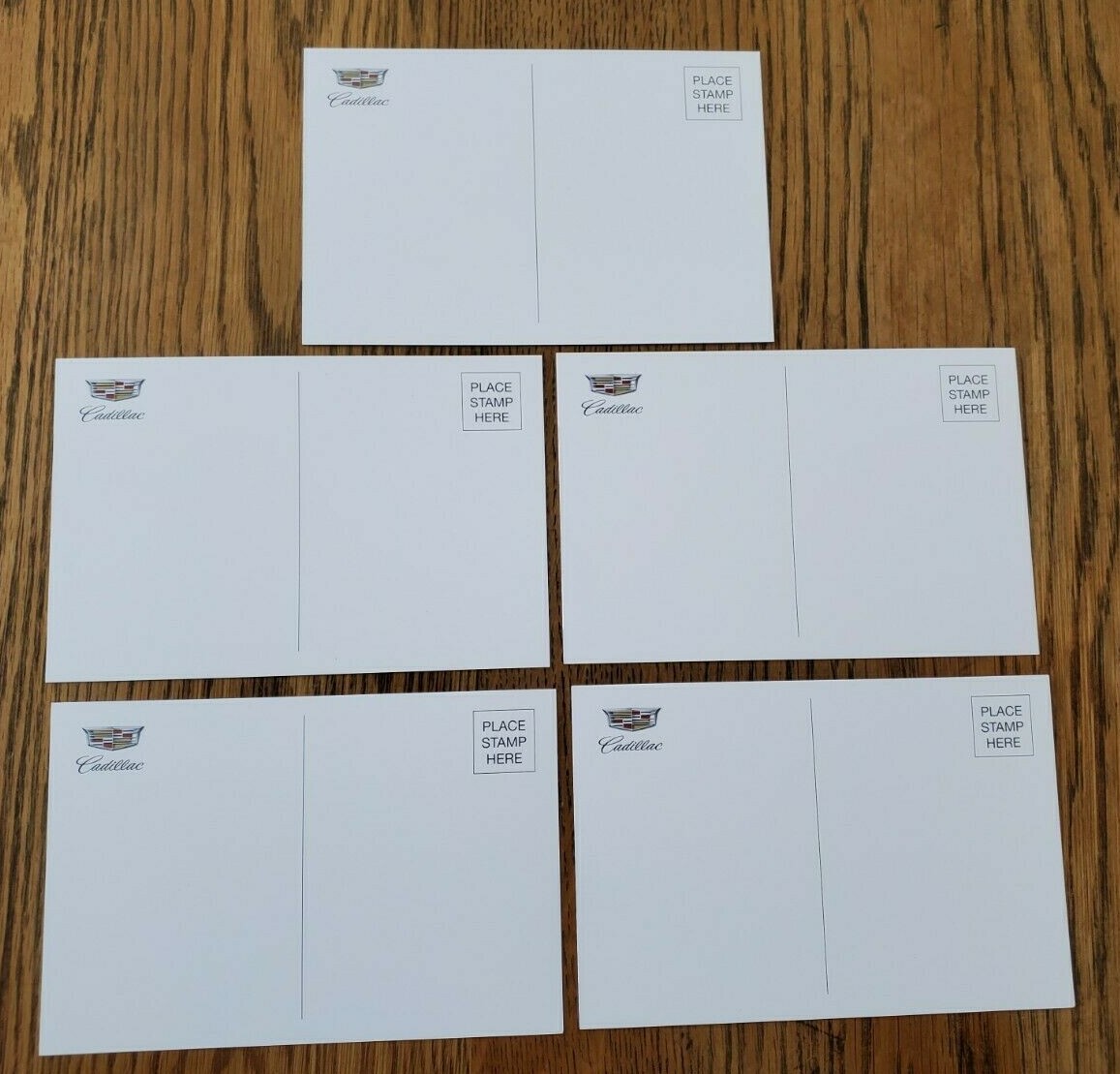 2020 Cadillac Dealer Promotional 5 Postcard Set - Escalade, XT4, XT5, XT6, CT5