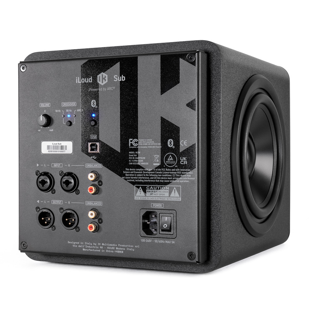 IK Multimedia iLoud Sub w/ ARC X Room Correction Software