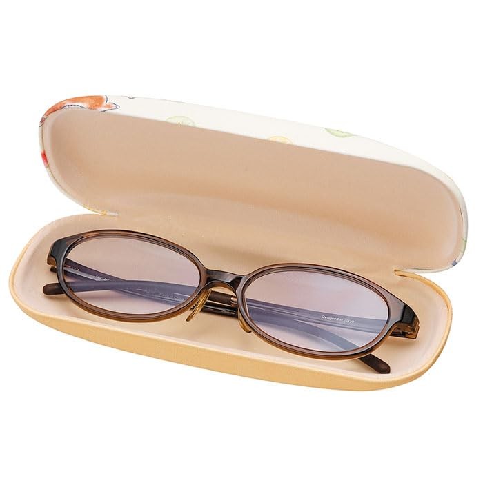 Pearl Glasses Case Cross Hard Polyester Spring Type Disney