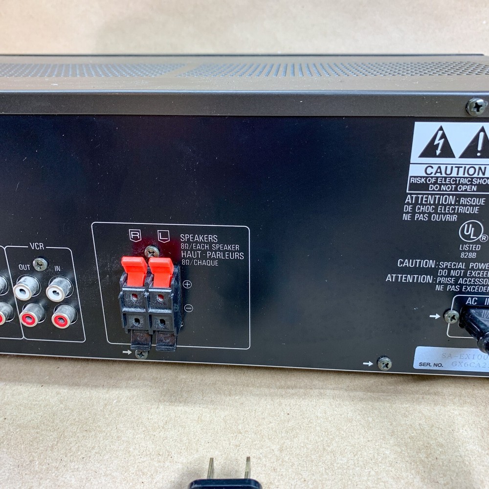 Technics SA-EX100 AV Control Stereo Receiver Amplifier Bundle with Remote Works
