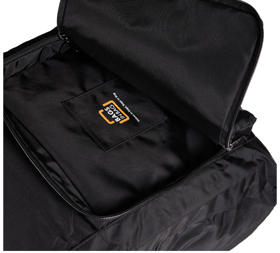 Bags in Bag Foldable BackPack Black