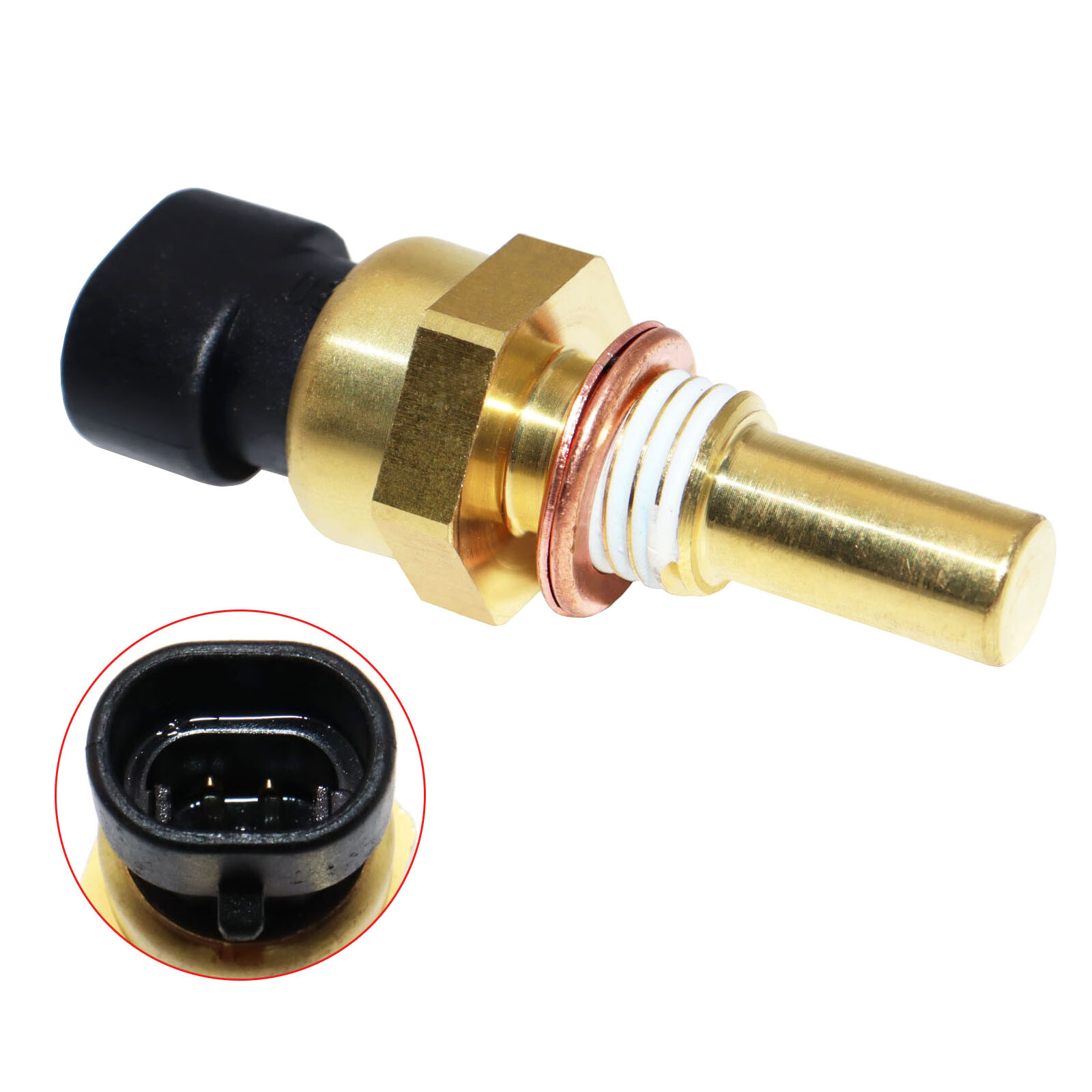 Coolant Temperature Sensor W/ Connector For GM TPI TBI LT1 LS1 LS2 4.8 5.3 6.0