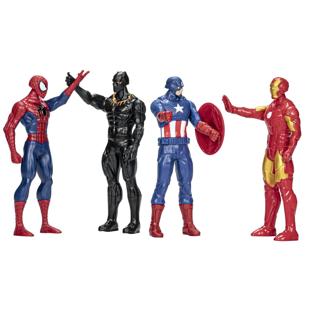 Marvel Avengers Ultimate Protectors Pack, 6-Inch-Scale, 8 Medium, Black