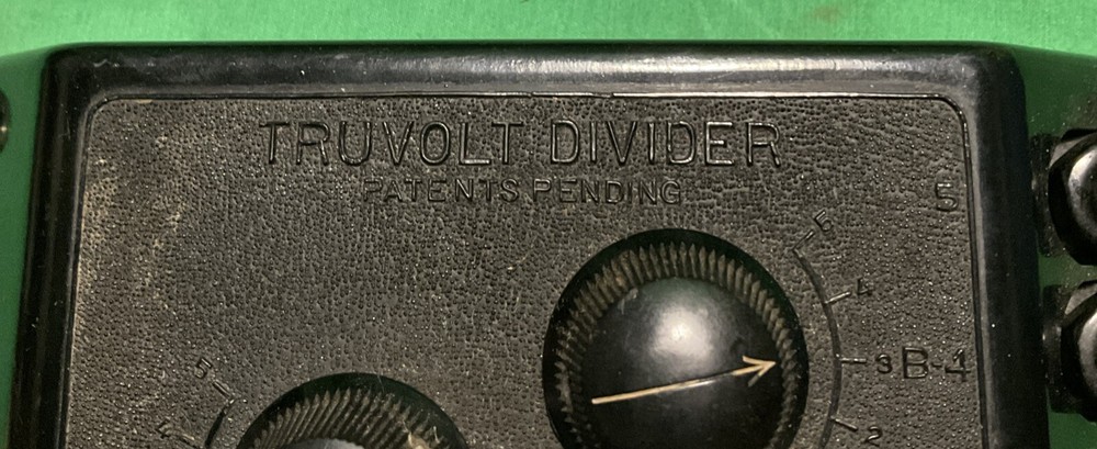 Vintage ELECTRAD .INC - TRUVOLT DIVIDER- PATENTS PENDING UNTESTED