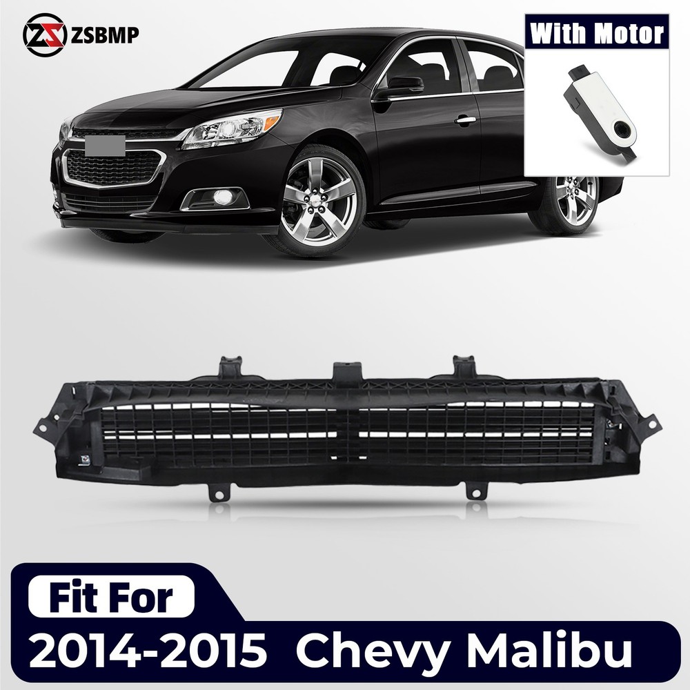 For 2014-2015 Chevy Malibu Front Lower Active Grille Shutter With Motor 23478032