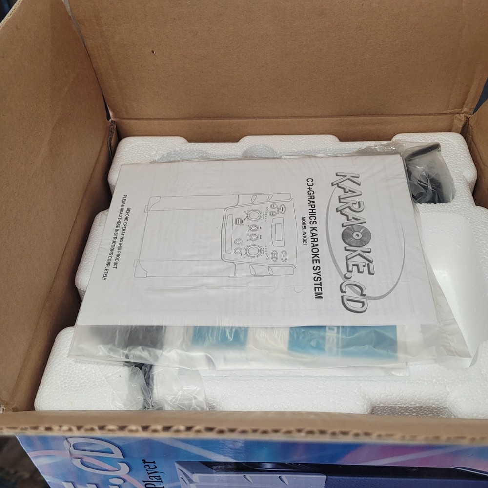 Karaoke Cd Graphics Player WK-021 In Box