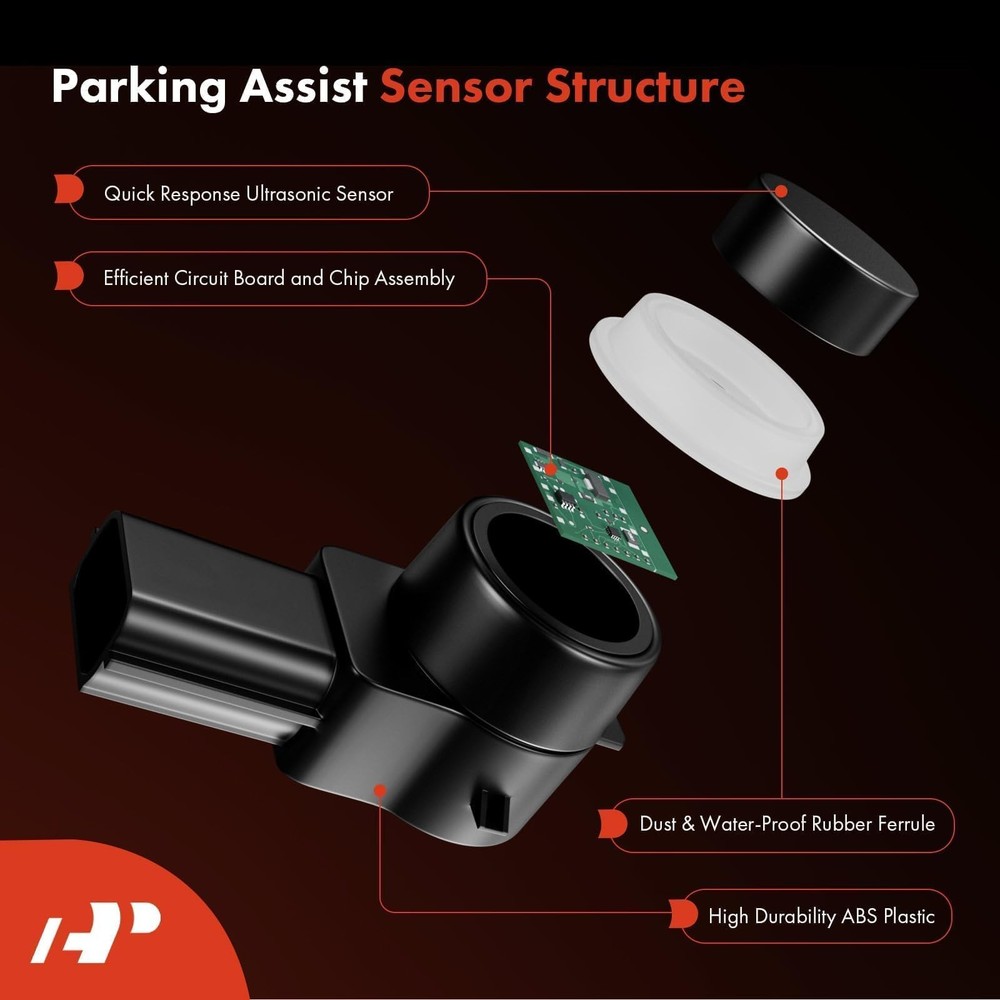 APremium 4PC Reverse Backup Parking Assist Sensor Compatible with Chevy, Cadi...