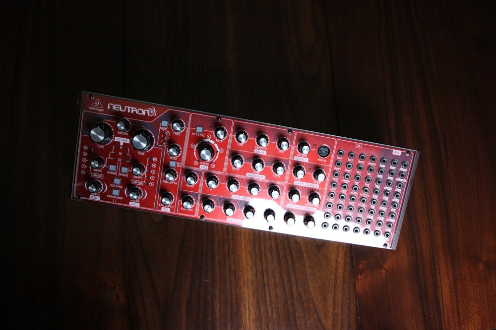 Behringer Neutron Analog Desktop Mono Synthesizer Clear Overlay For Patch Saving