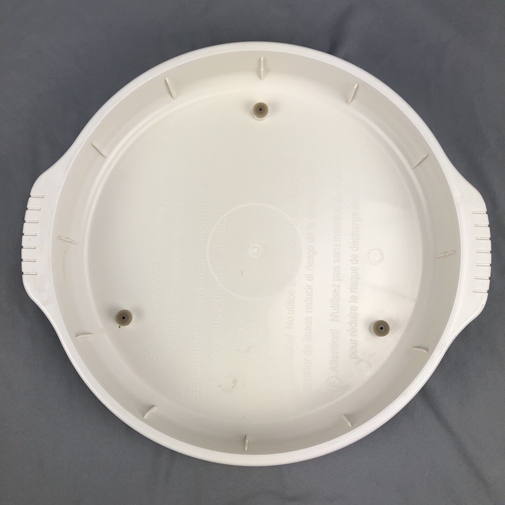 Nuwave Pro Infrared Oven 20344 Replacement Part White Base & Drip Tray