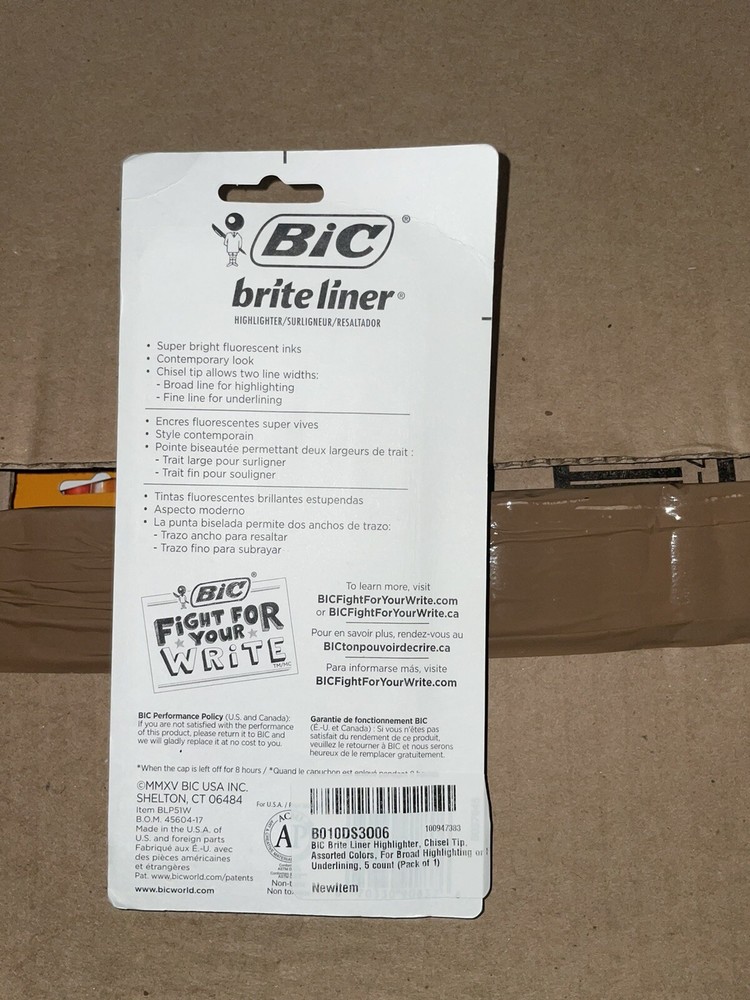 Bic Brite Liner Highlighter LOTE THE 40pcs
