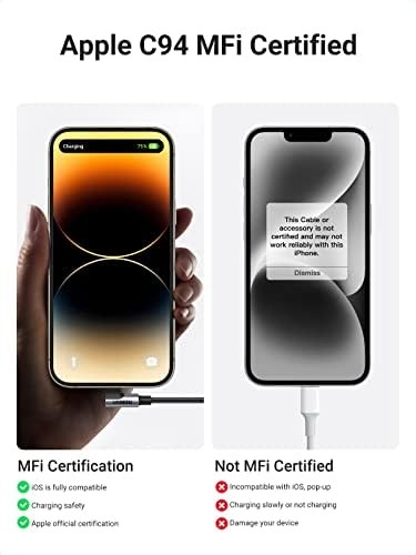 3-Foot Lightning Cable with 90 Degree Angle