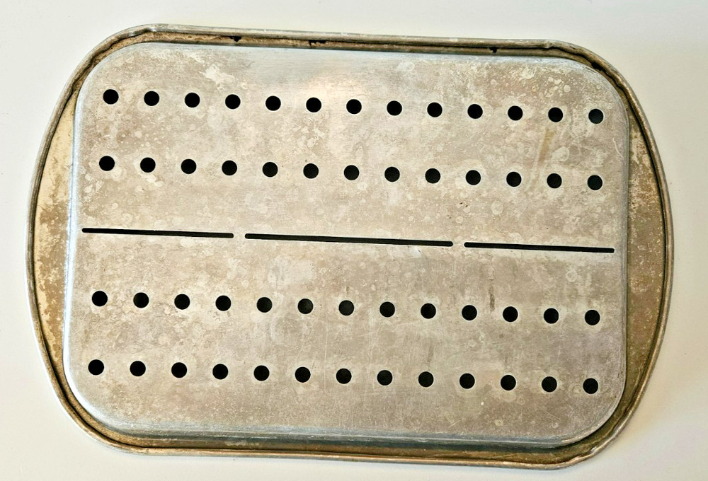 Vintage insert Roasting Rack 13" x 9" cooking surface