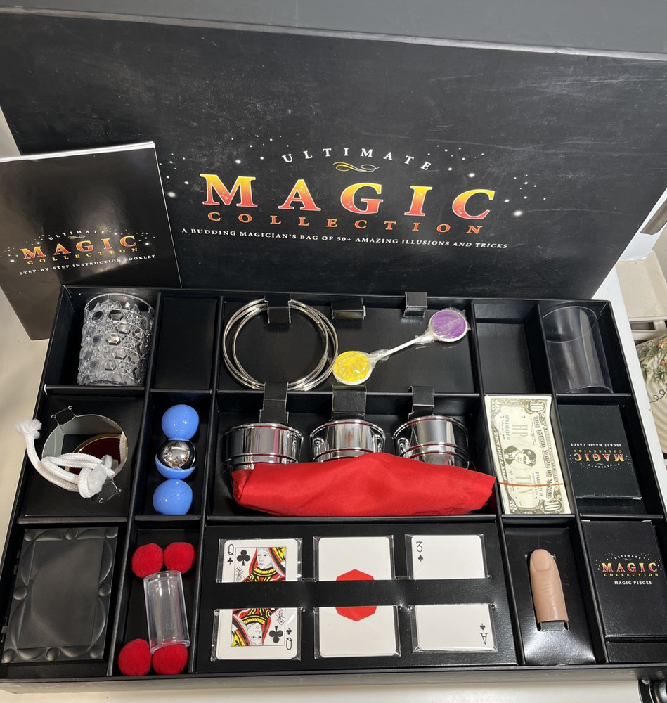 ULTIMATE MAGIC COLLECTION ILLUSIONS & TRICKS RESTORATIVE HARDWARE (READ ALL)