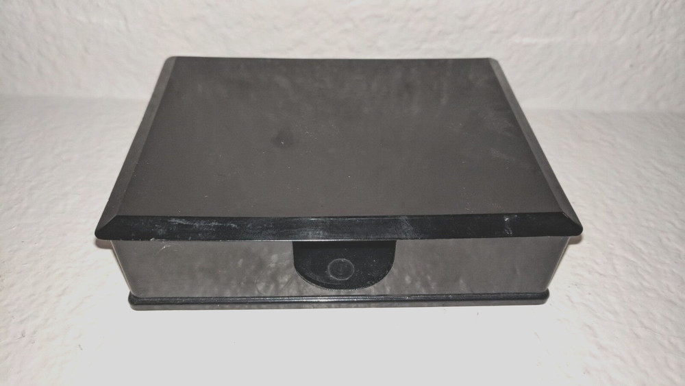 Vintage Black Bakelite/Bakerlite Rectangular Container for Playing Cards