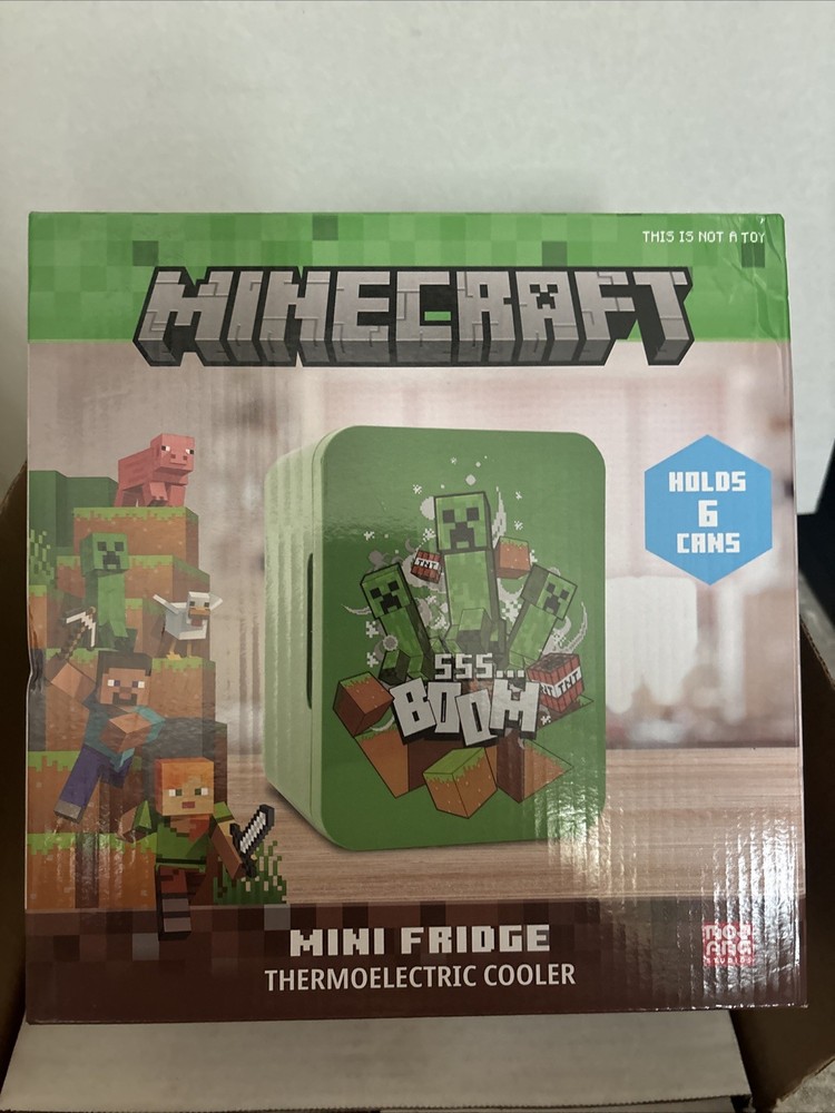 Minecraft Mini Fridge ~6 Can Refrigerator