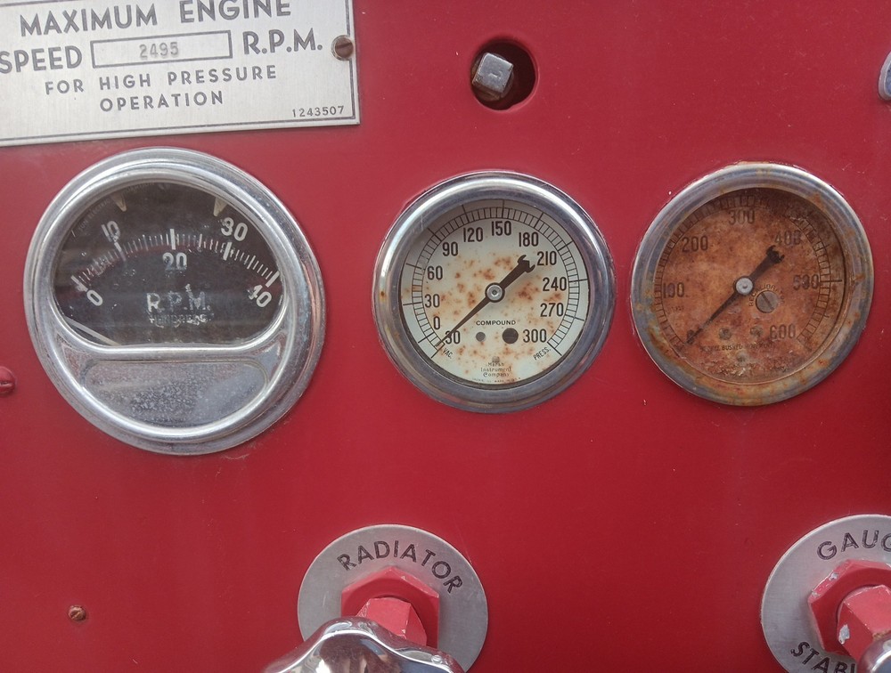 Antique Firefighter Gauges
