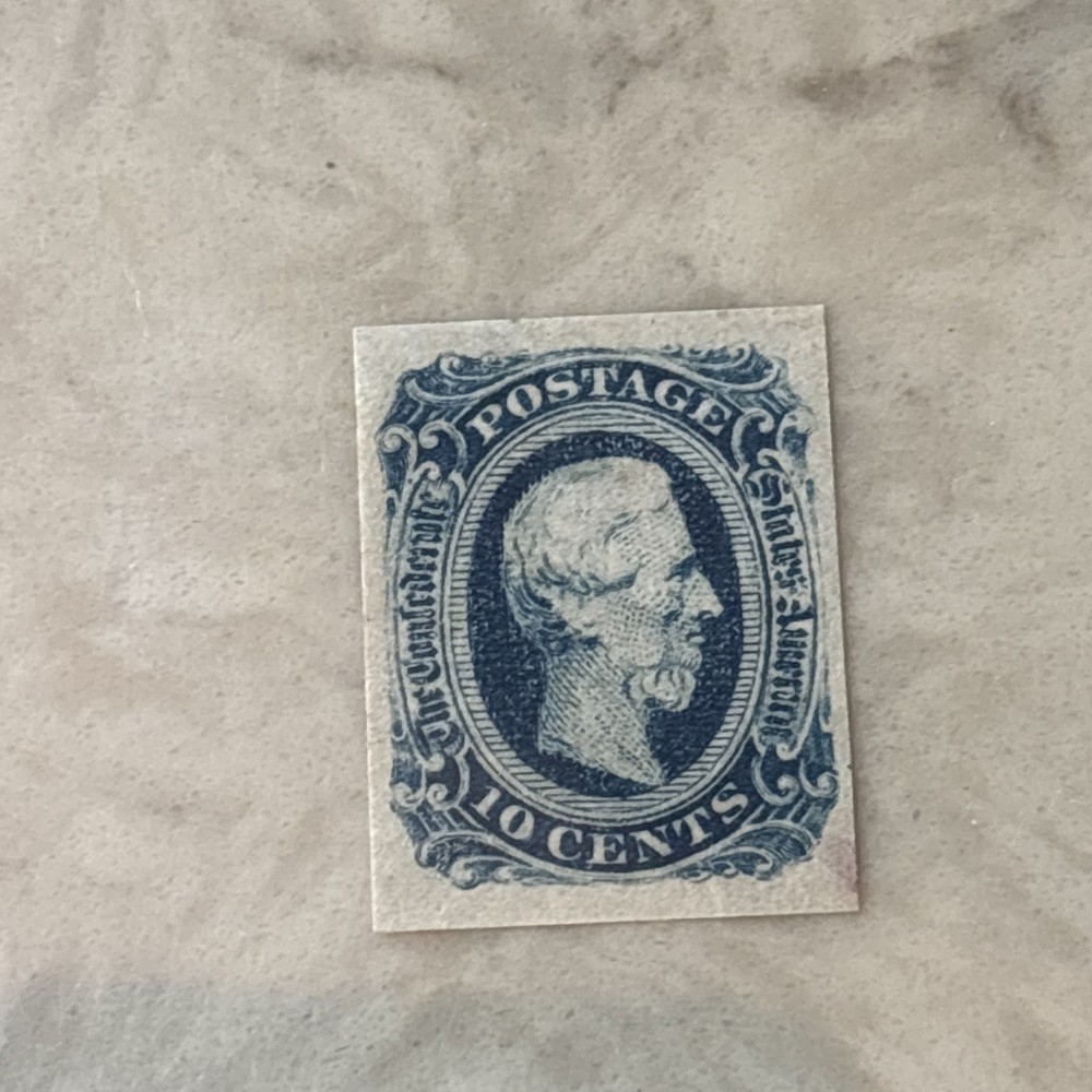 US Stamps CONFEDERATE CSA SCOTT in Laminate, Looks Excellent