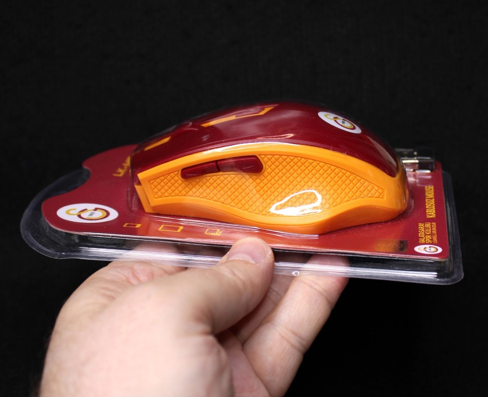 Galatasaray AS Wireless Optical Mouse 2.4GHz USB Receiver For Laptop PC Computer