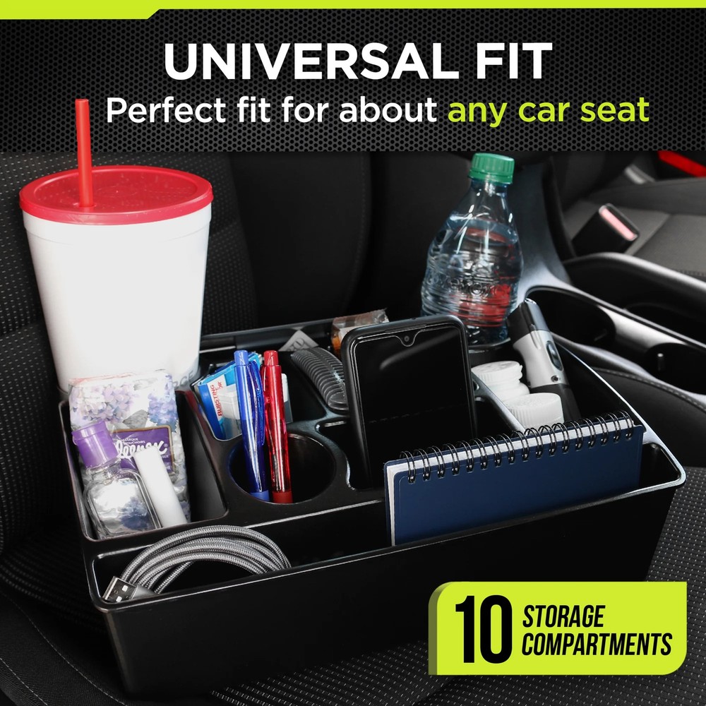 Car Seat Organizer with Drink Holders