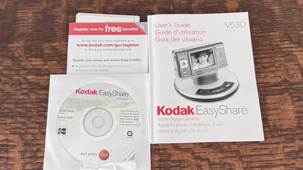 Kodak EasyShare Software CD Driver  Version 4.0.4 4.0.5 with Manual