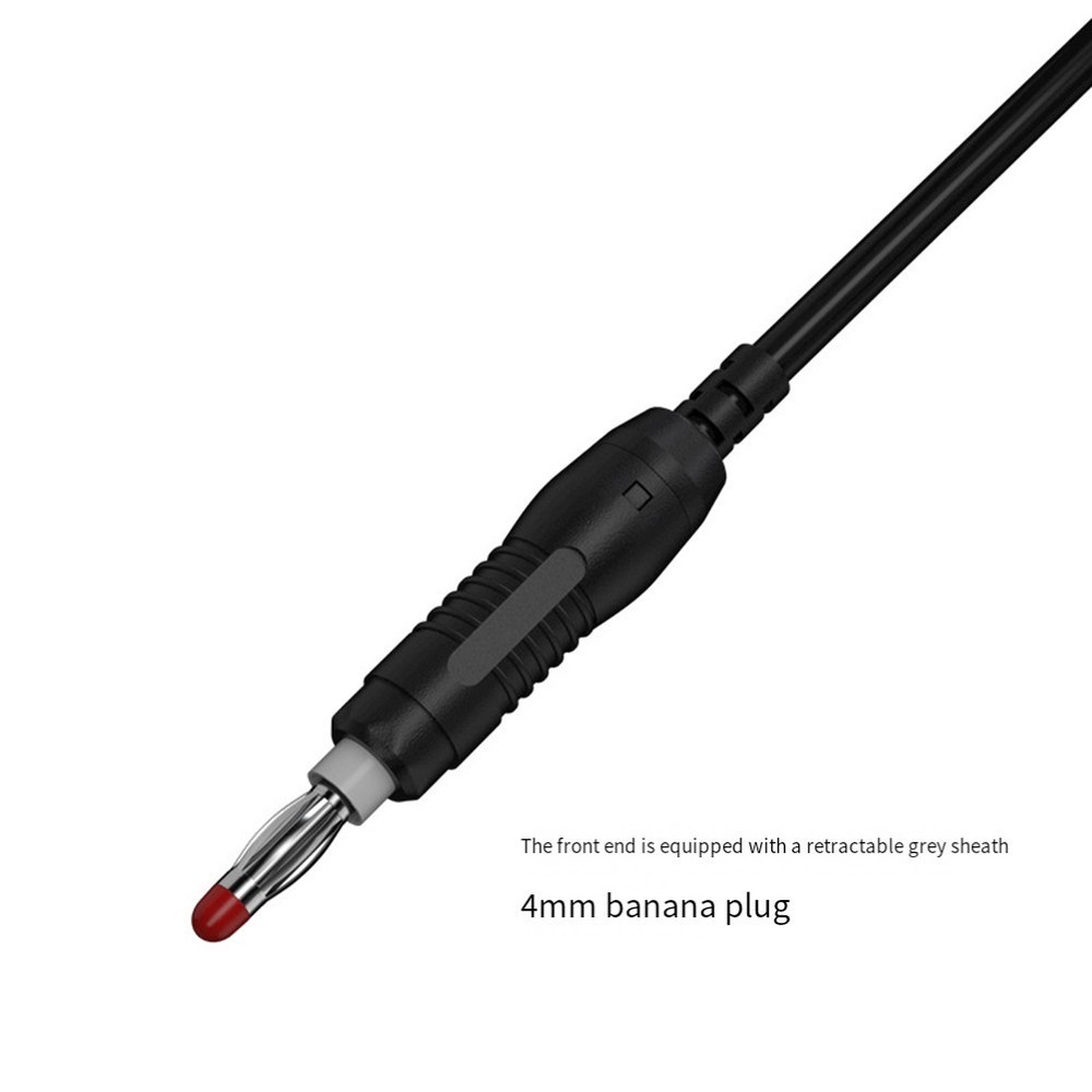 Flexible PVC 2PC Banana Leads for MultiMeter Testing Cable 100cm Length