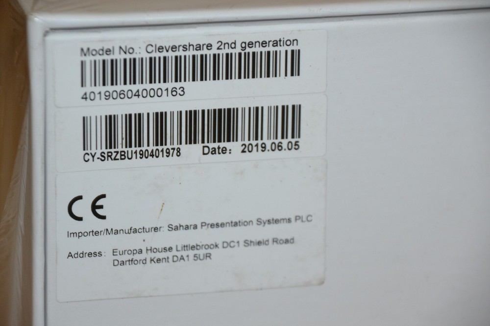 Clevershare 2nd Generation Transmitter & Receiver 1541052 CleverTouch Plus / Pro