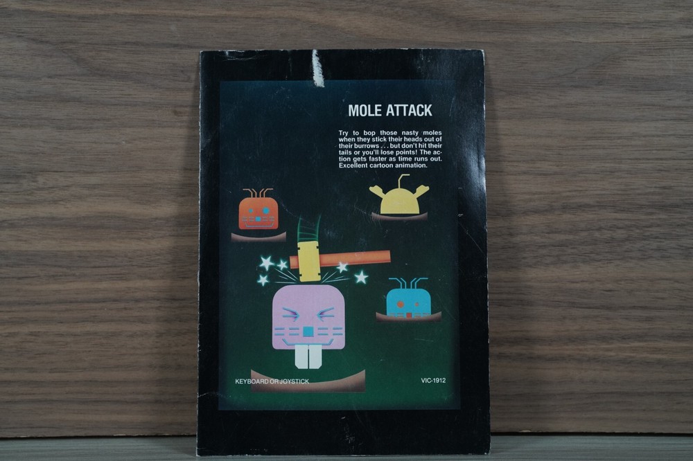 Mole Attack Commodore Vic 20 Manual Only