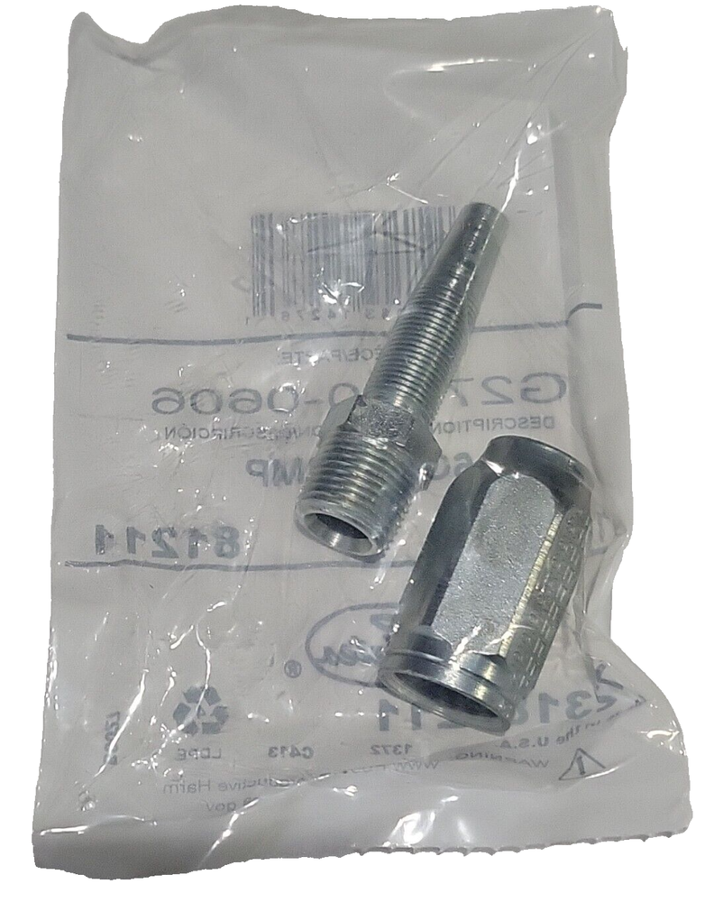 Gates G27100-0606 Hydraulic Coupling 3/8 Single Wire