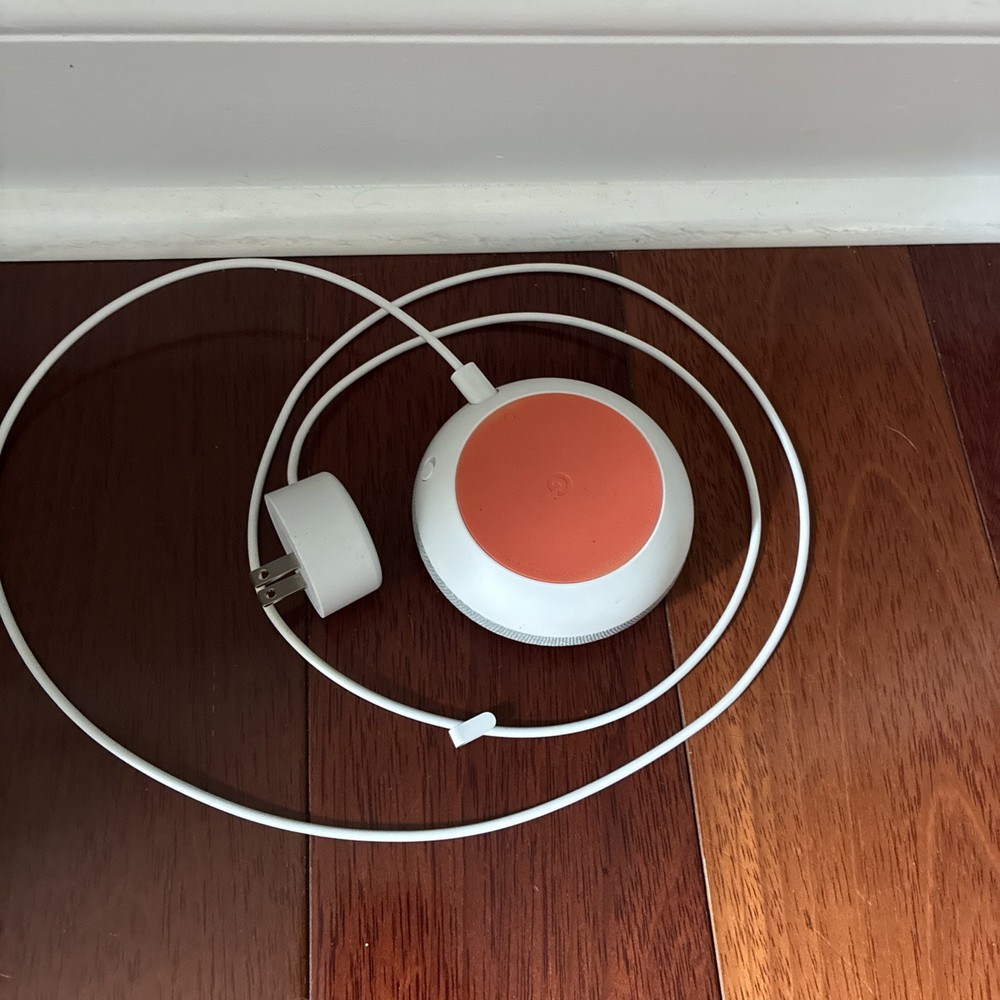 Google Home Model HOA Mini Smart Assistant Bluetooth Speaker Tested Working