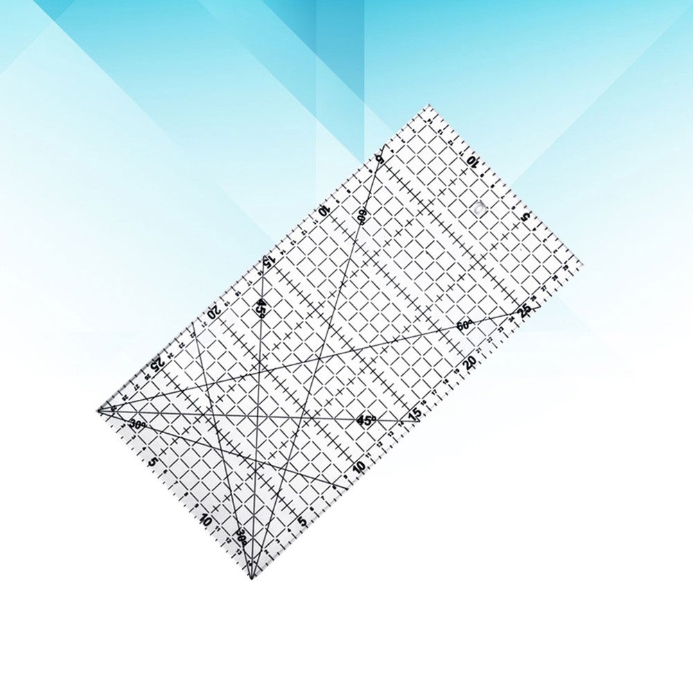 Small Quilting Ruler Patchwork Sewing Craft Tool Fabric Hemming for