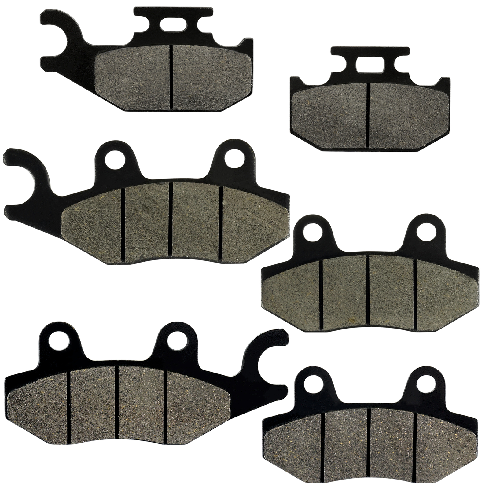 Front And Rear Brake Pads for Yamaha Rhino 660 YXR660F YXR 660F 2004-2007